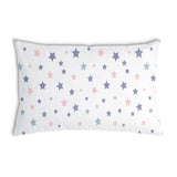 Almohada de salud blanca con estrellas