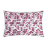 Almohada de salud blanca L.O.V.E