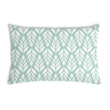 Almohada de salud verde con abeto