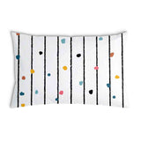 Almohada de salud con puntos de colores