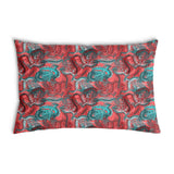 Almohada de salud abstracta roja