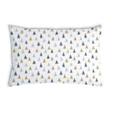 Almohada de salud con pequeños triángulos