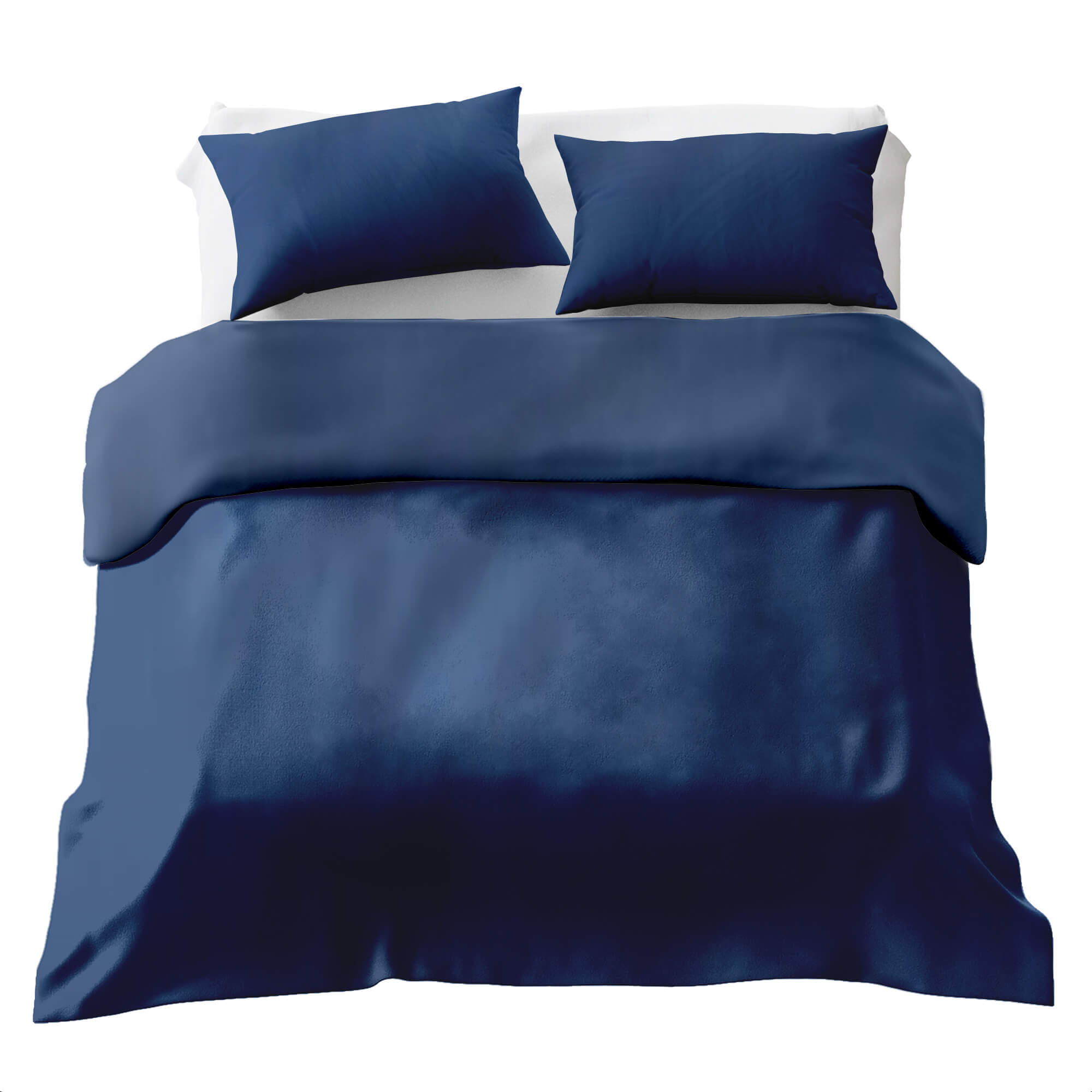 Juego de ropa de cama básico con manta terapéutica azul