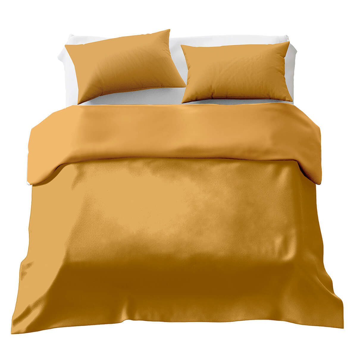 Juego de ropa de cama básico con manta terapéutica amarillo