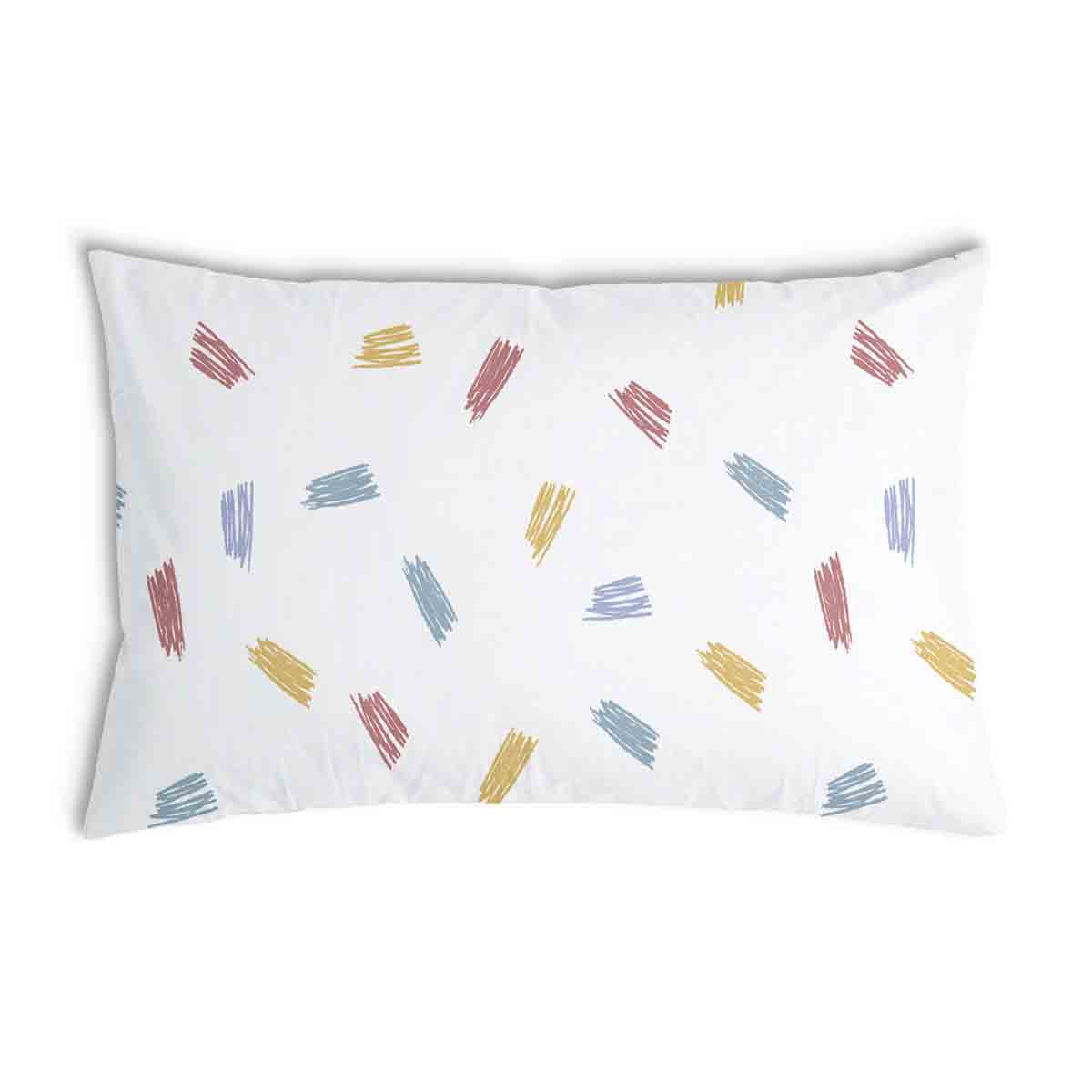 Almohada de salud con rayas de colores
