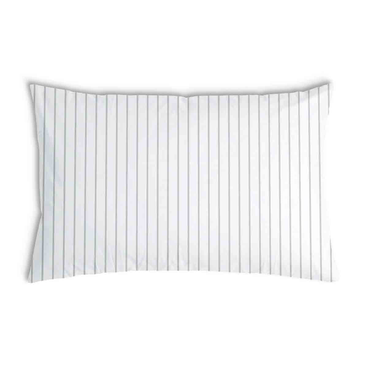 Almohada de salud con rayas gris claro