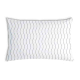 Almohada de salud Olas gris claro