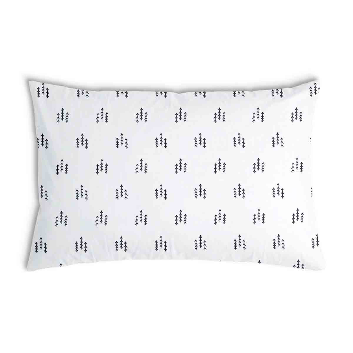 Almohada de salud blanca con flechas negras