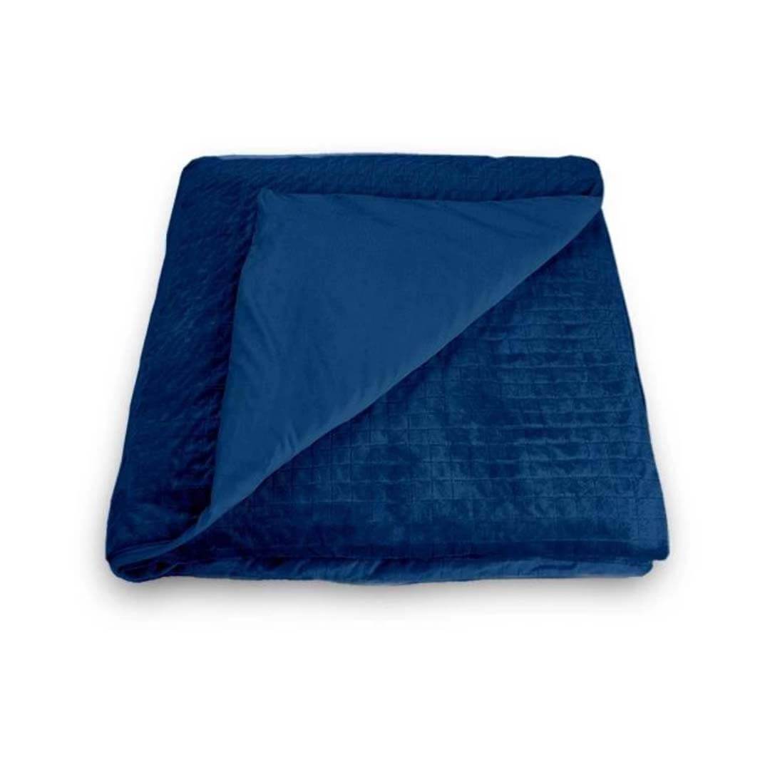 Manta terapéutica original - Funda 4 estaciones en azul