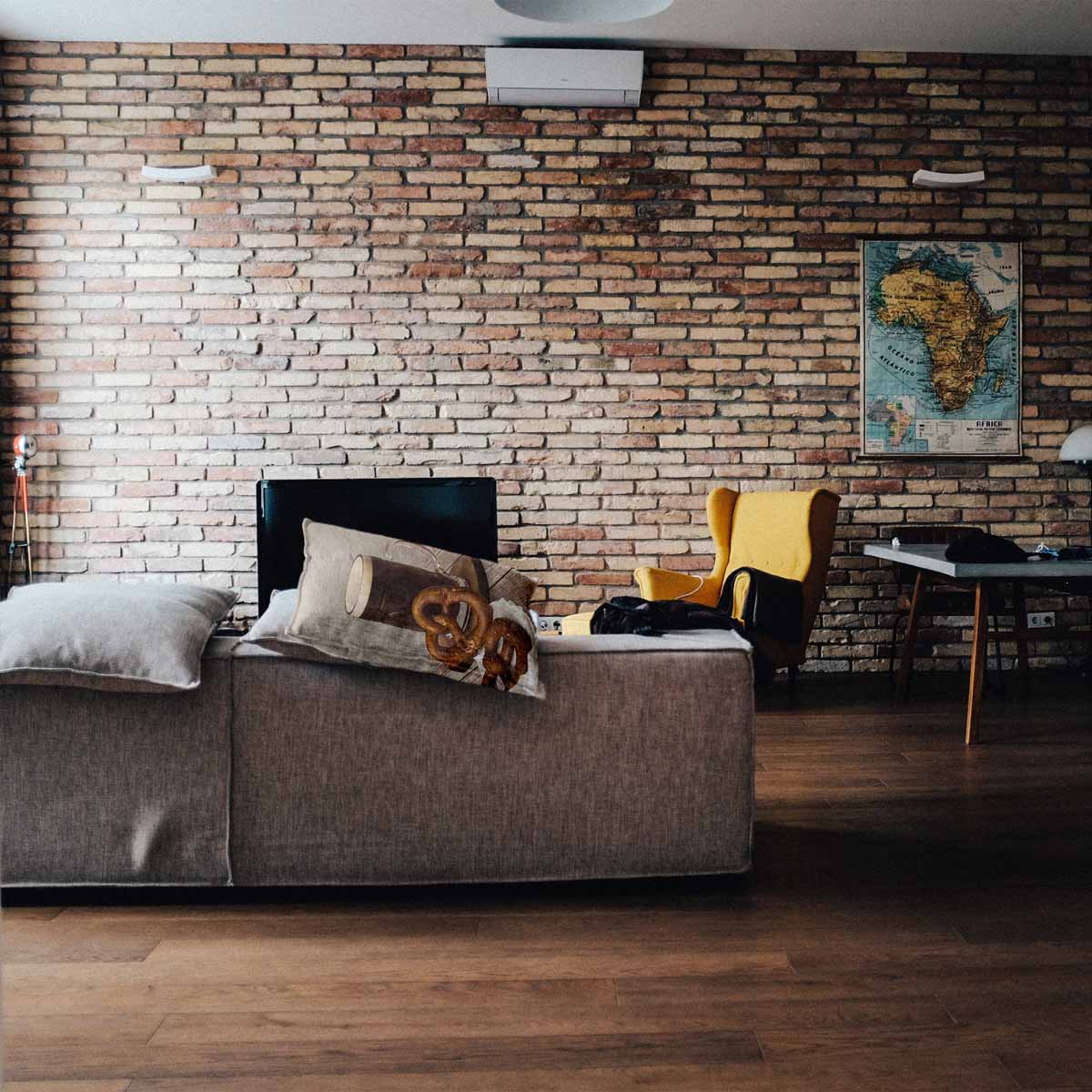 Almohada de salud con pretzels