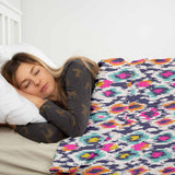 Set de ropa de cama para terapia con estampado de leopardo colorido