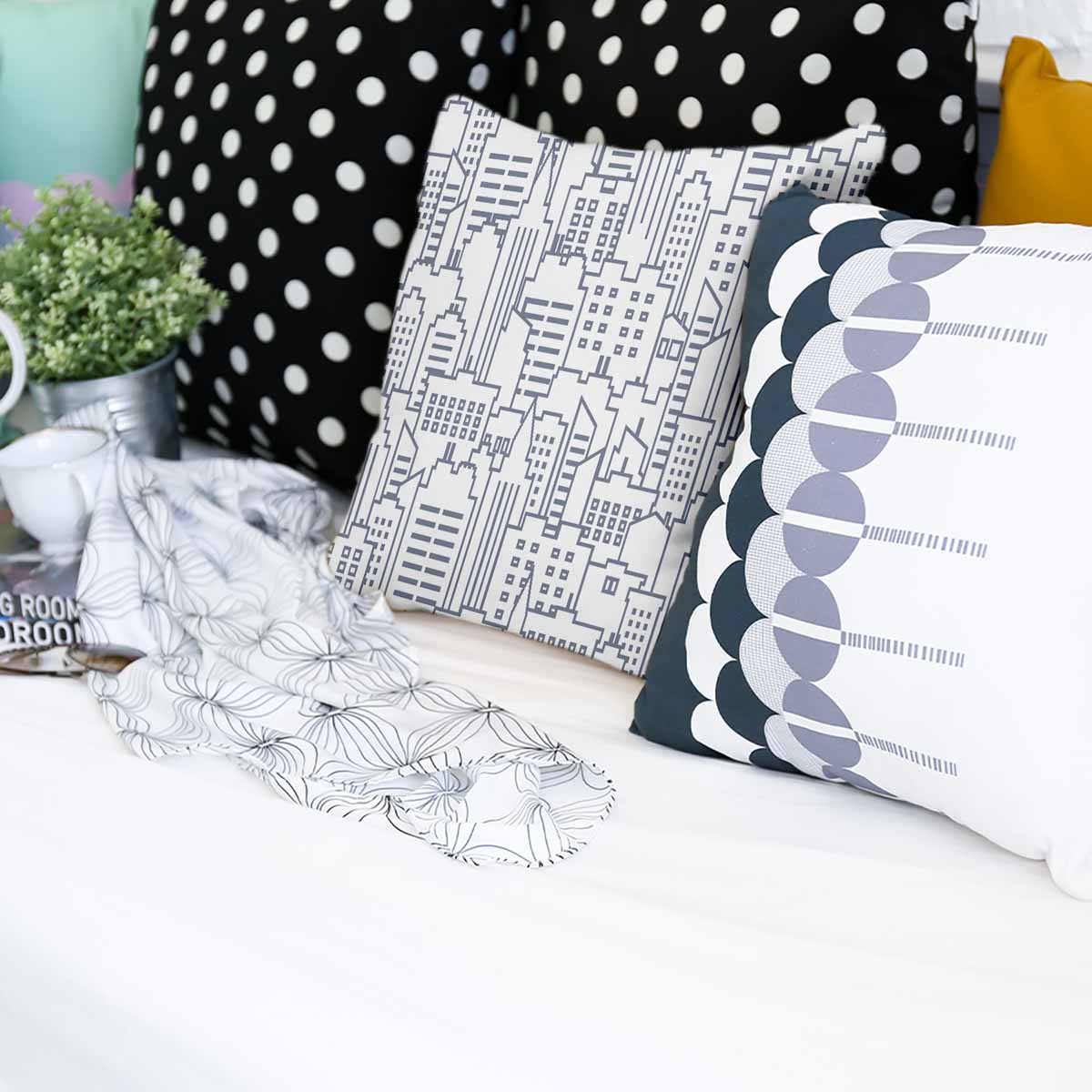 Almohada de salud blanca Nueva York