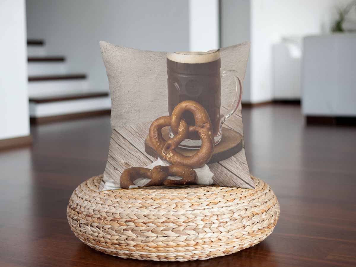 Almohada de salud con pretzels