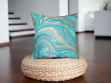 Almohada de salud Mármol Turquesa