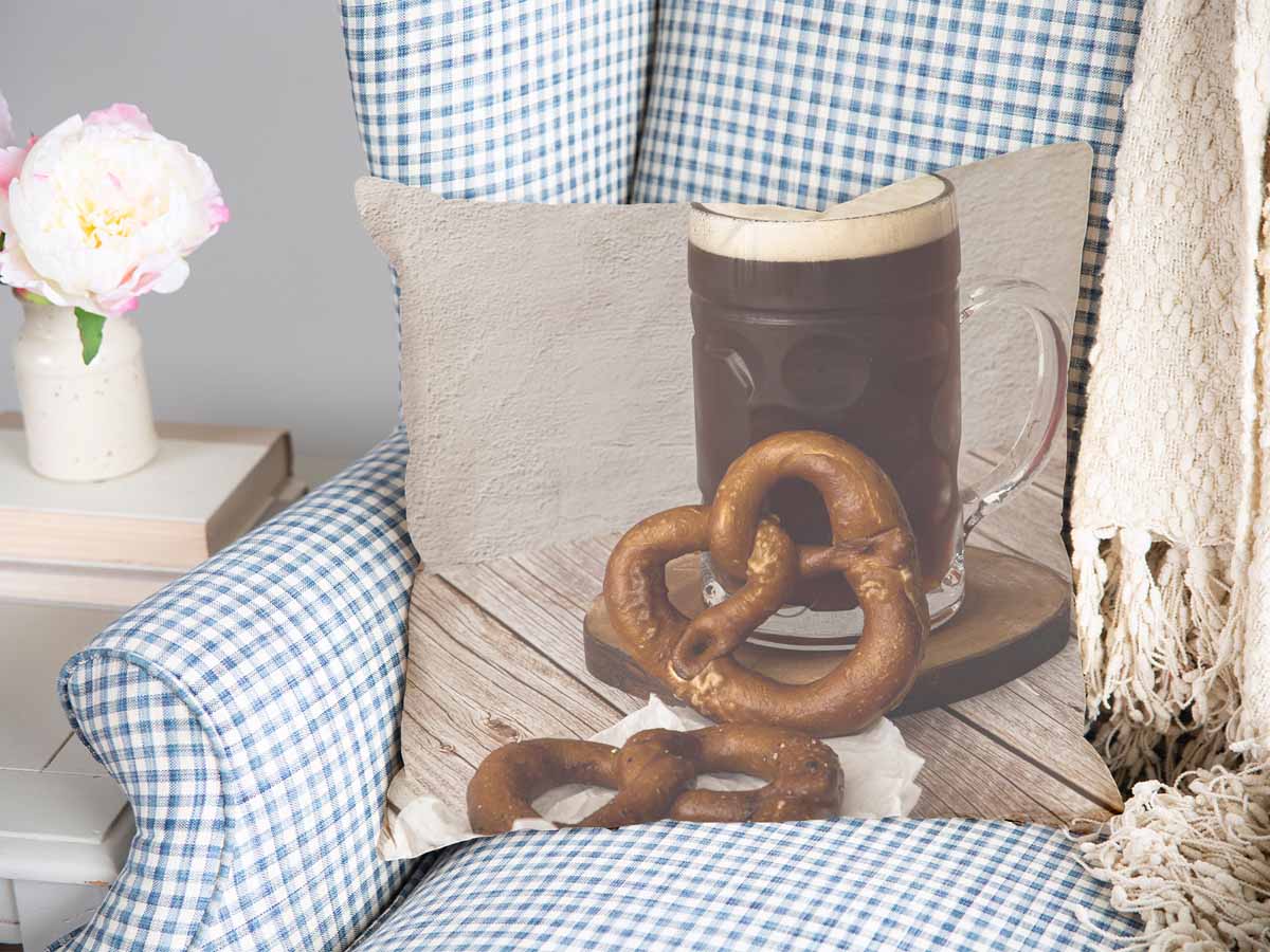 Almohada de salud con pretzels