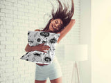 Almohada de salud blanca superhéroes
