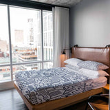 Set de ropa de cama y mantas terapéuticas blanco New York