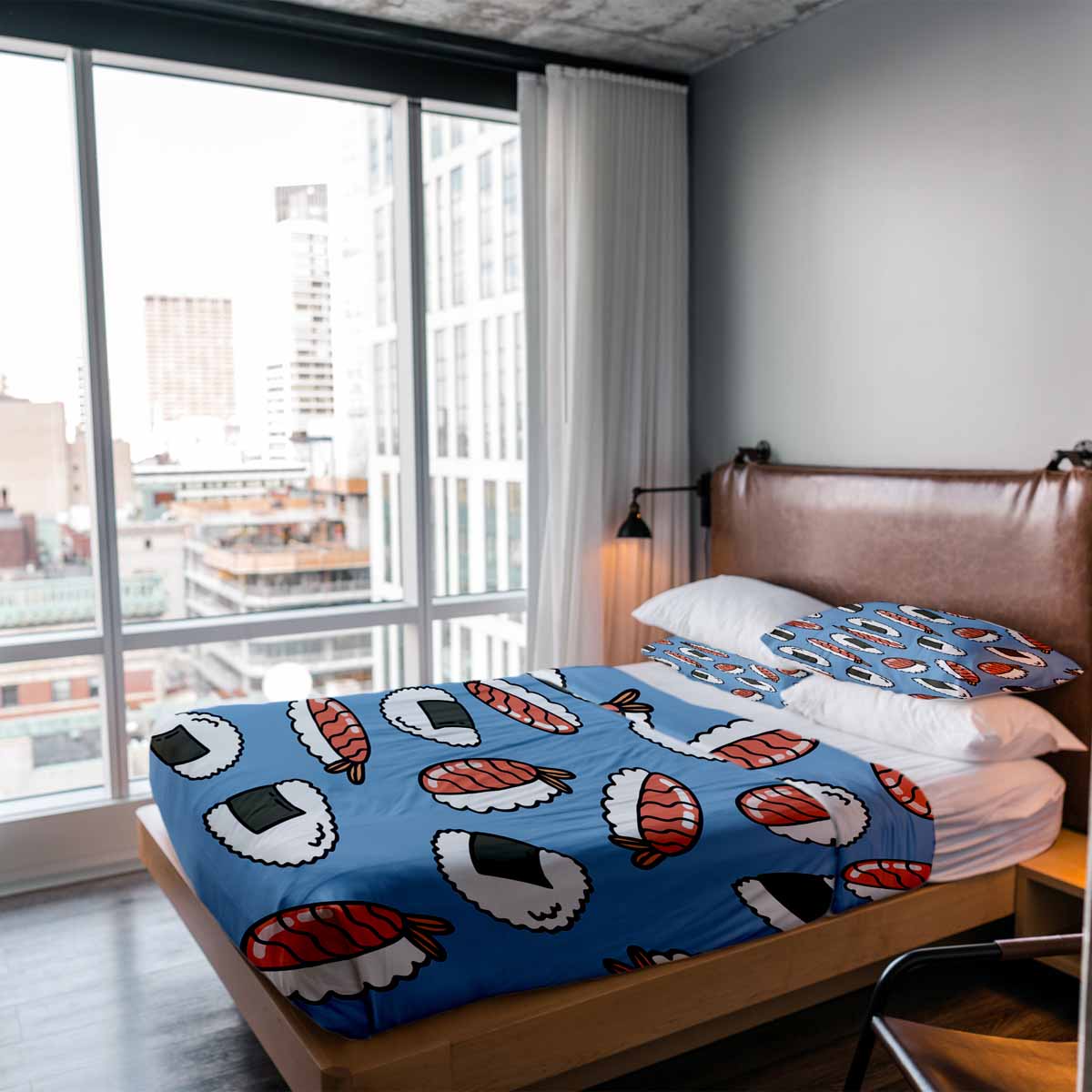 Set de ropa de cama con mantas terapéuticas y sashimi