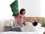 Almohada de salud con planta Monstera