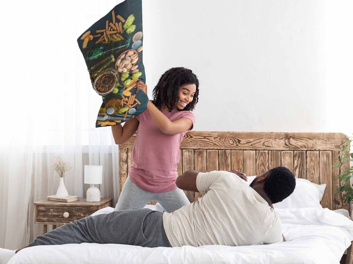 Almohada de salud noche italiana