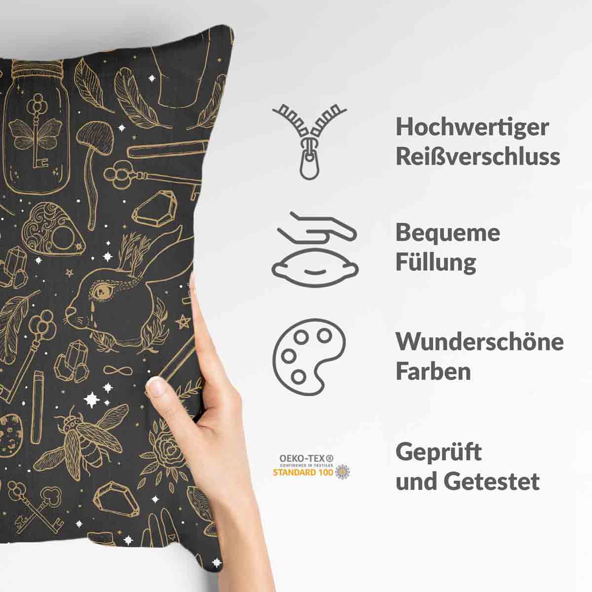 Almohada de salud negra mágica