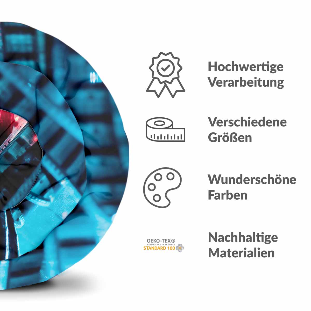 Juego de ropa de cama con manta terapéutica y mecanismo de reloj