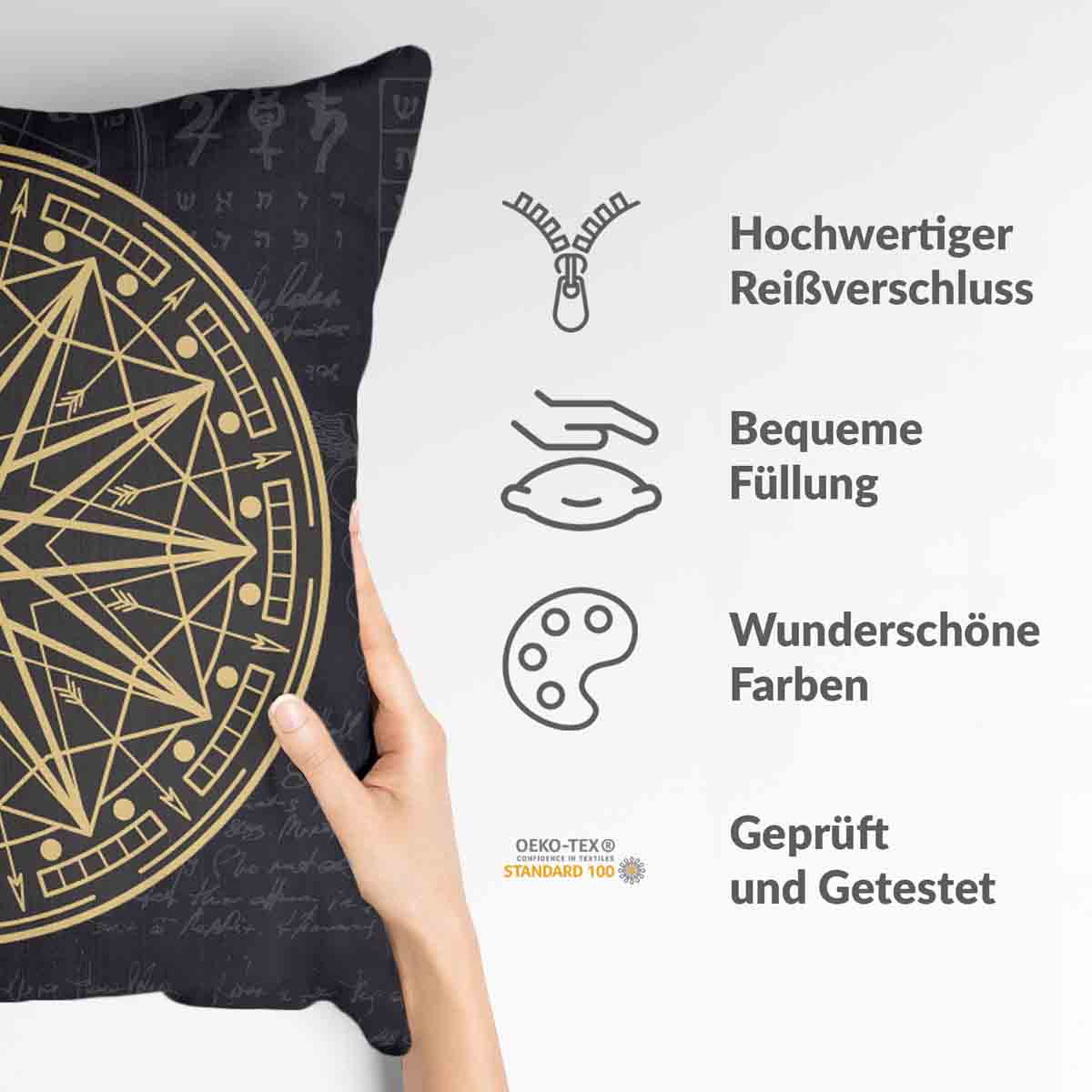 Almohada de salud Místico Mandala