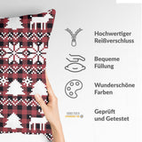 Almohada de salud Karo con motivos navideños