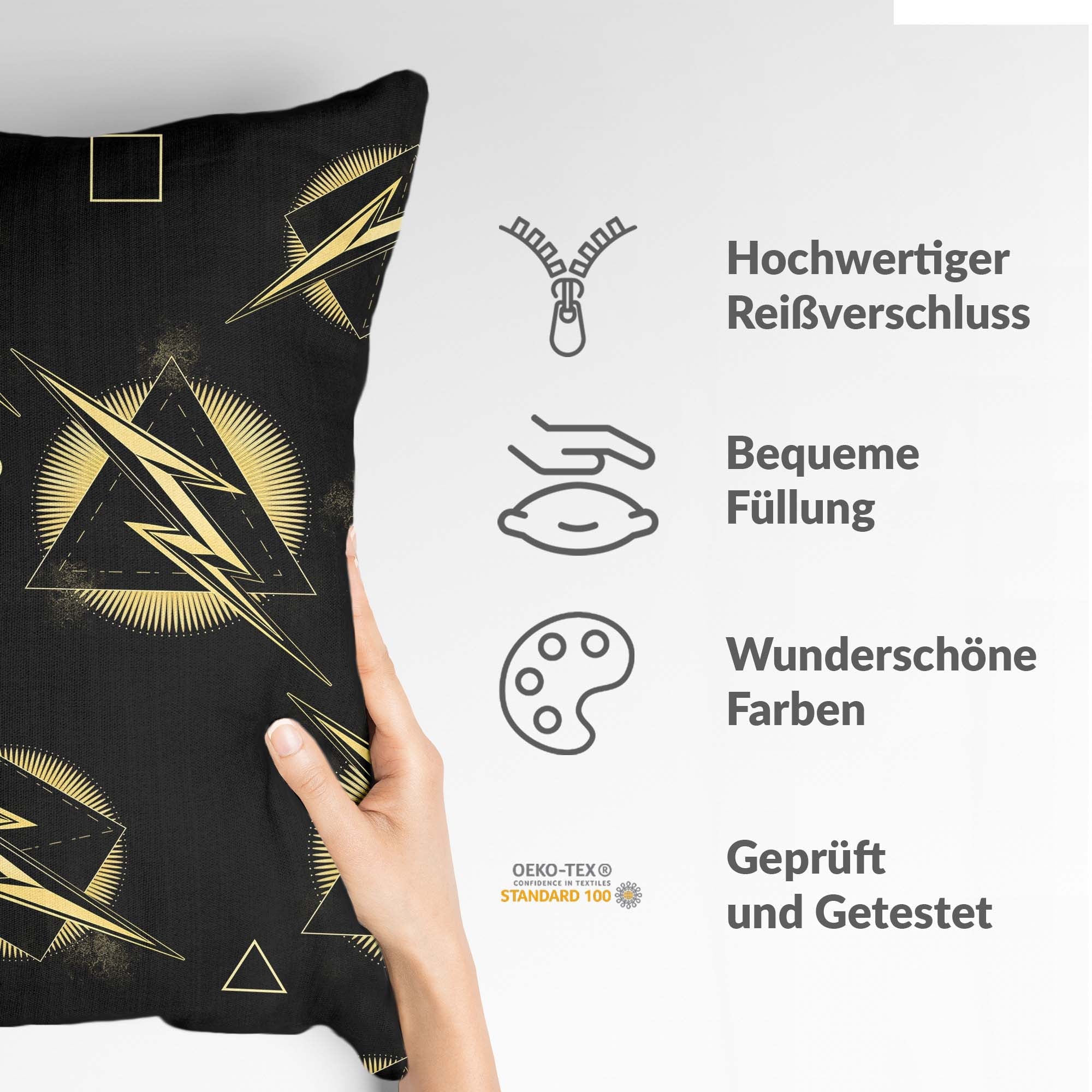 Almohada de salud rayo amarillo