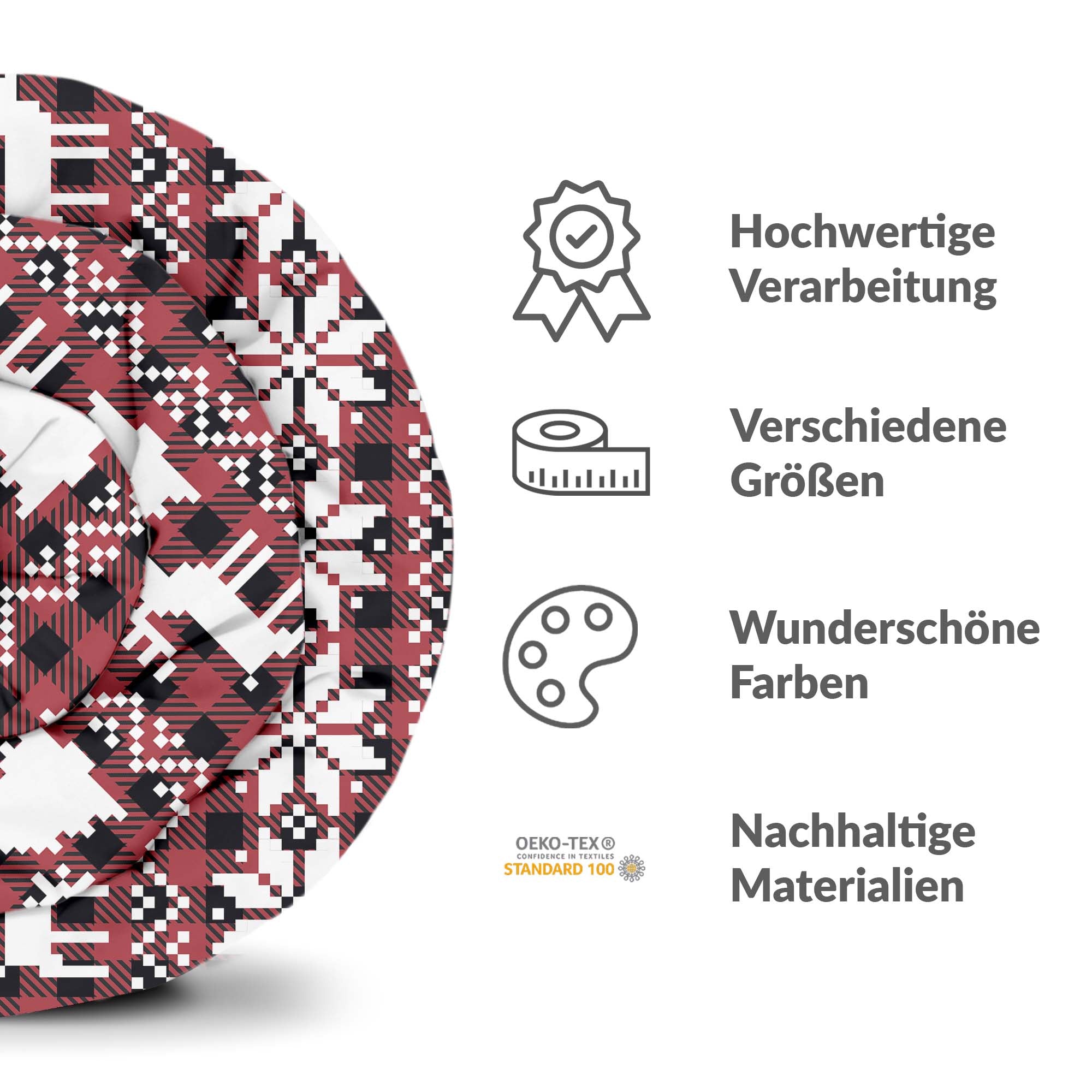 Juego de ropa de cama con mantas terapéuticas de cuadros con motivos navideños