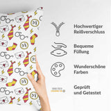 Almohada de salud blanca escuela de magia