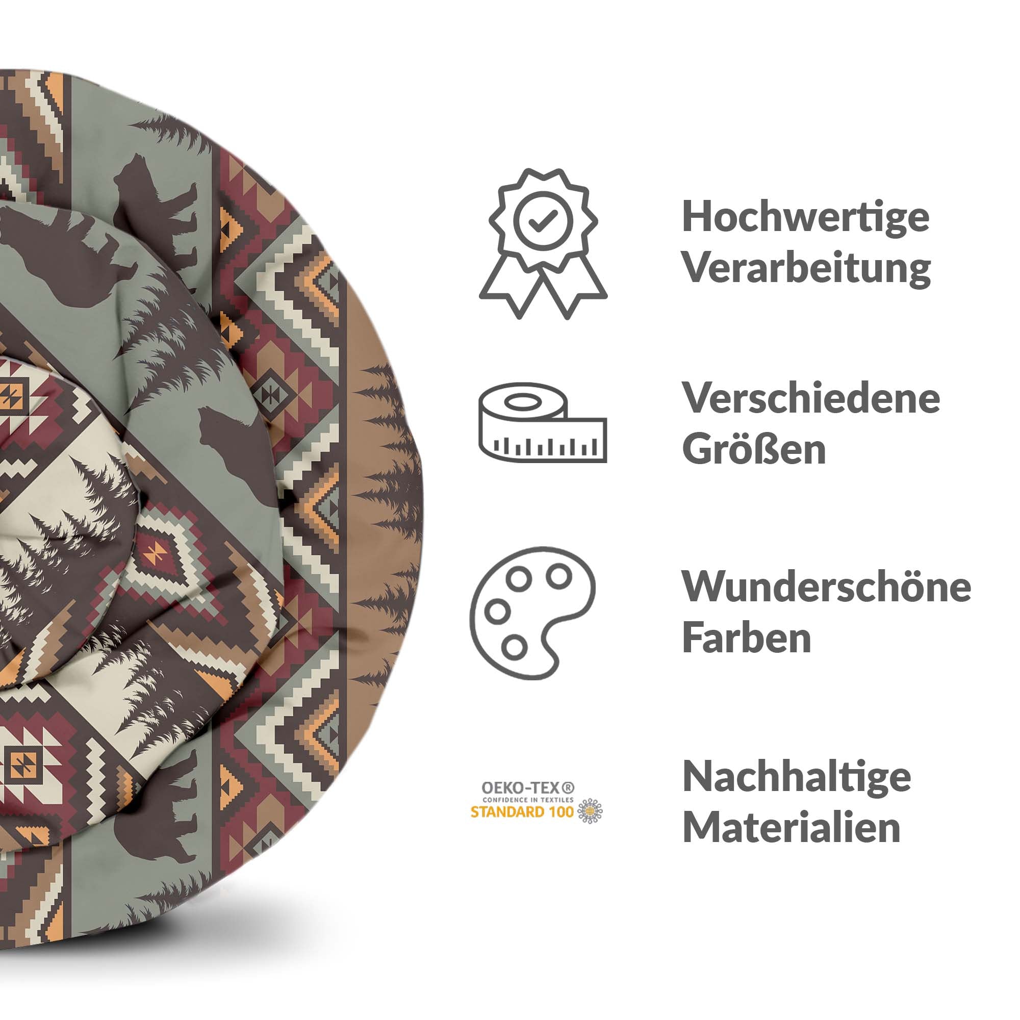 Set de ropa de cama y manta terapéutica marrón Noruega