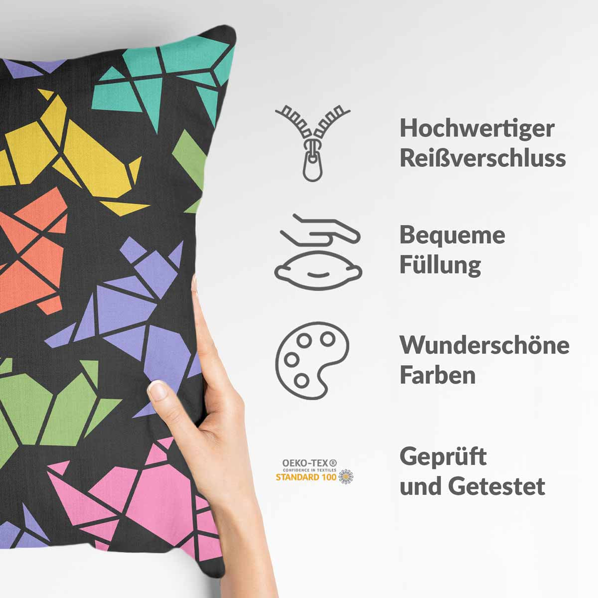 Almohada de salud Origami perro