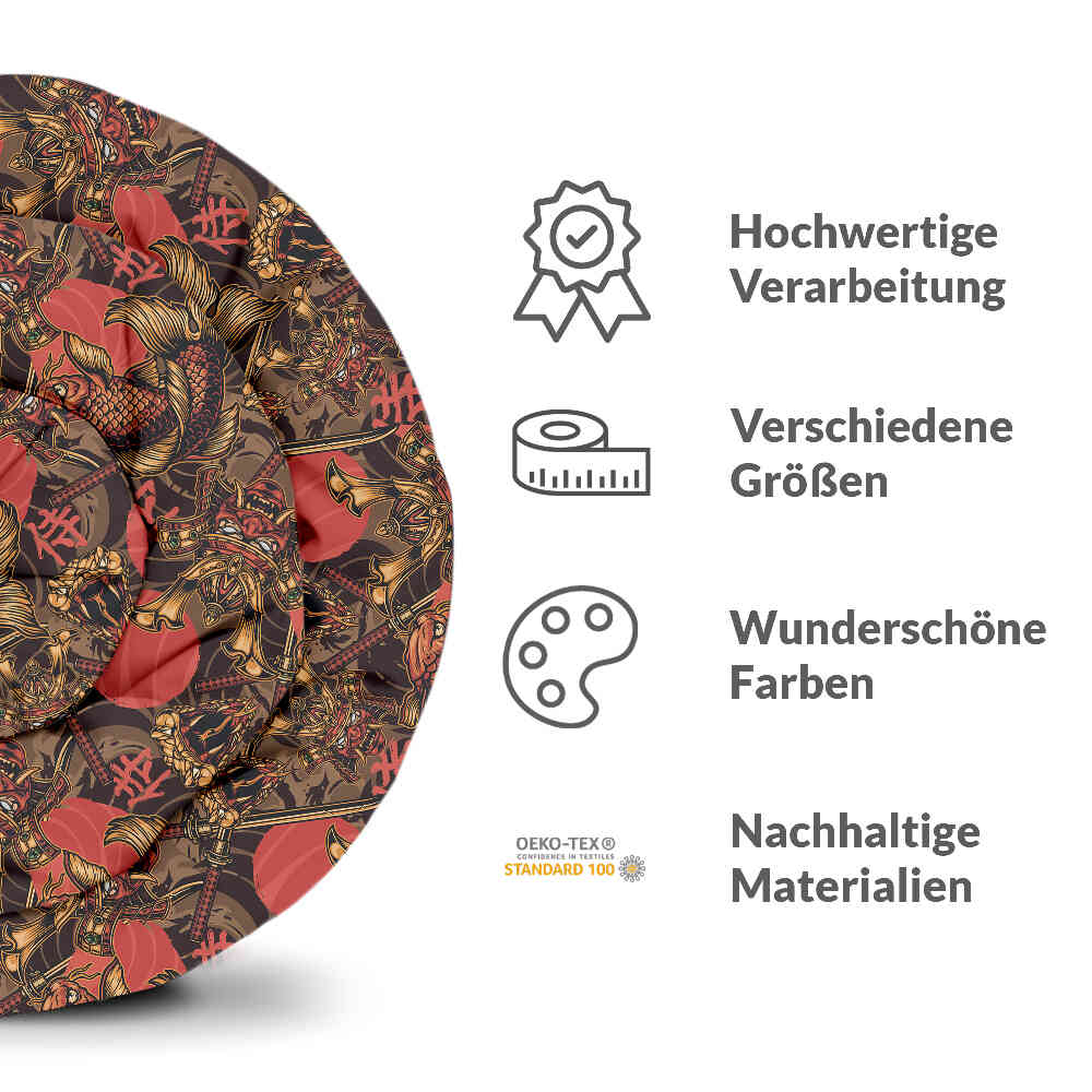 Set de ropa de cama con manta terapéutica de combate chino