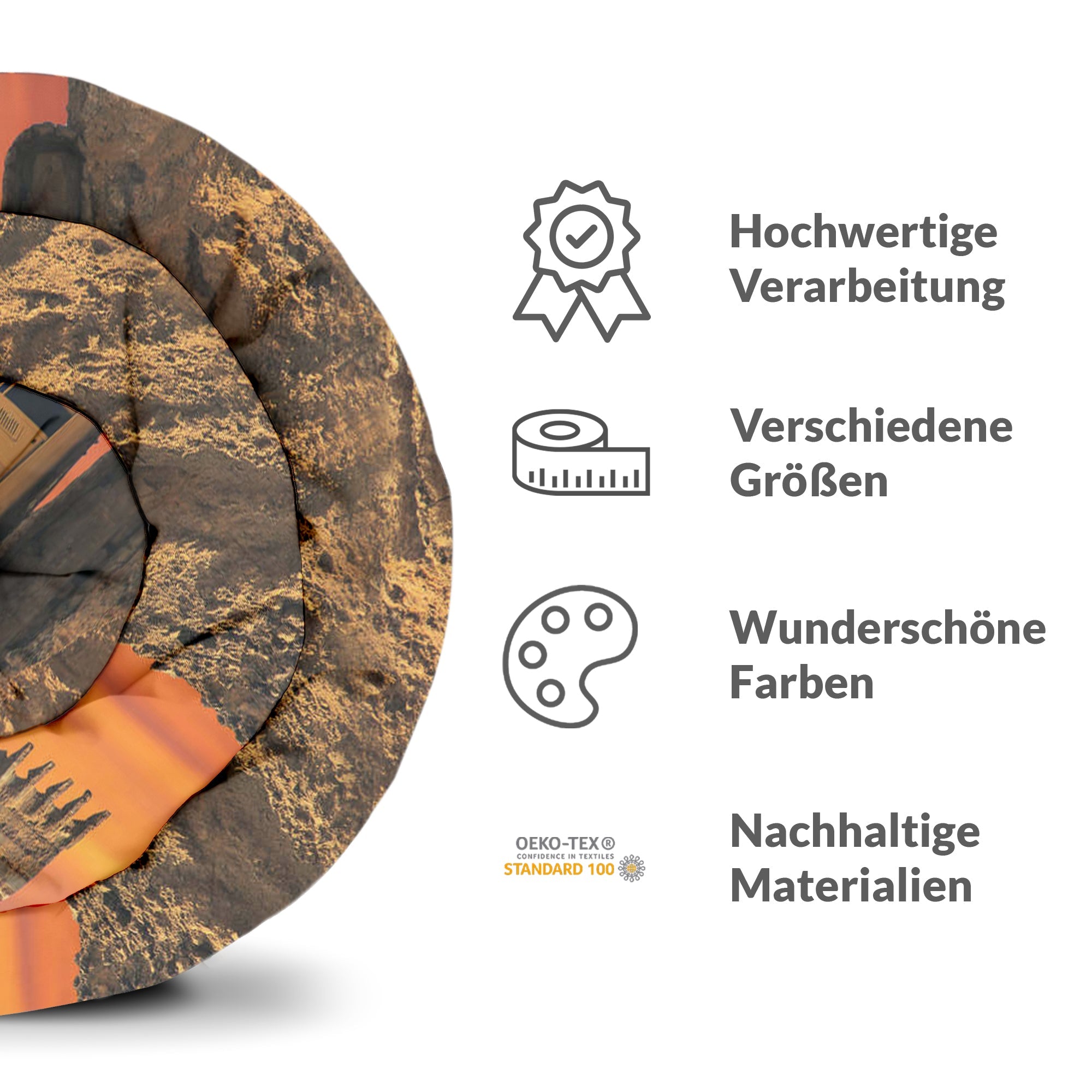 Manta terapéutica original - Funda de algodón tractor al amanecer