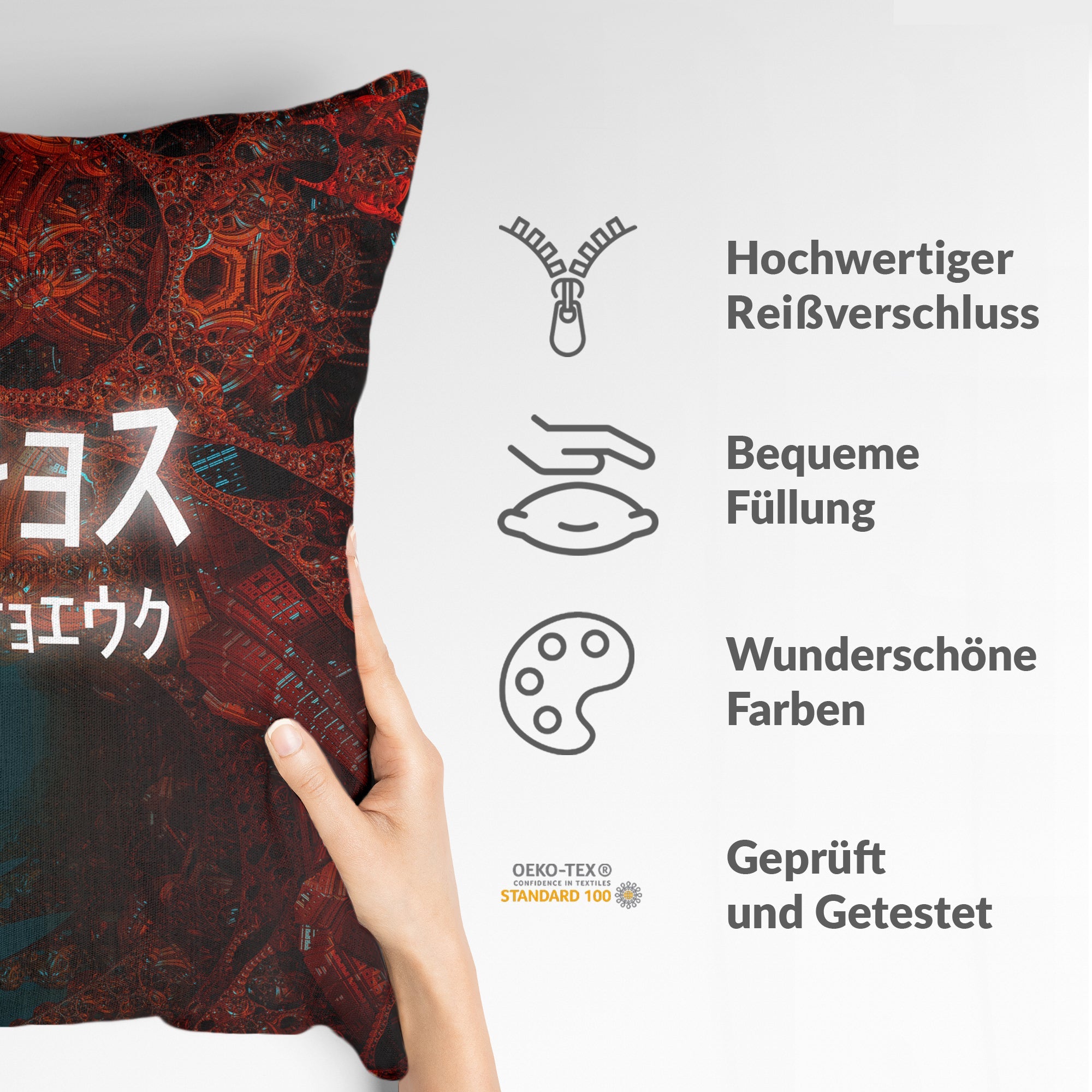 Almohada de salud con inscripción china