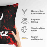 Almohada de salud negra cara de joker