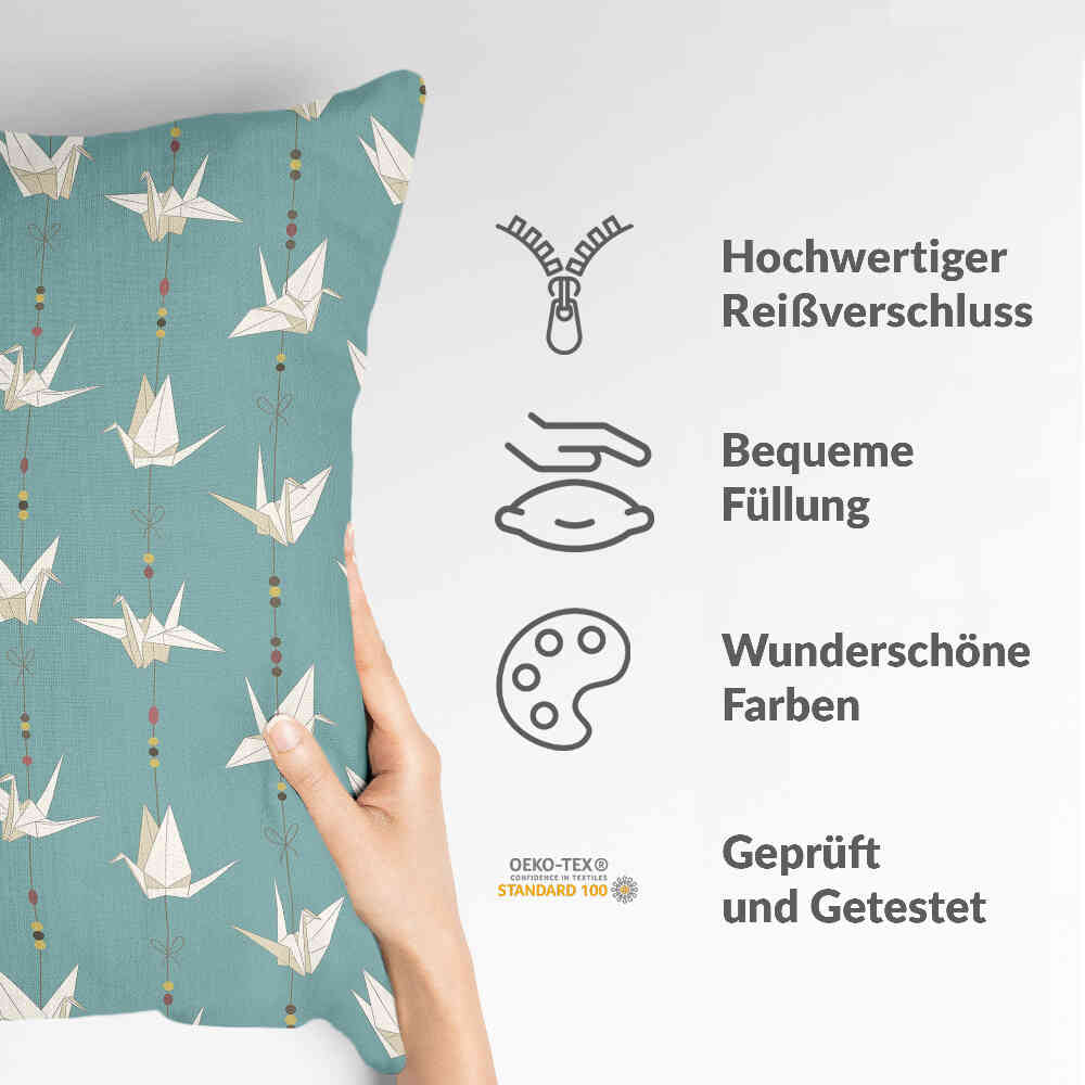 Almohada de salud Origami Cisne