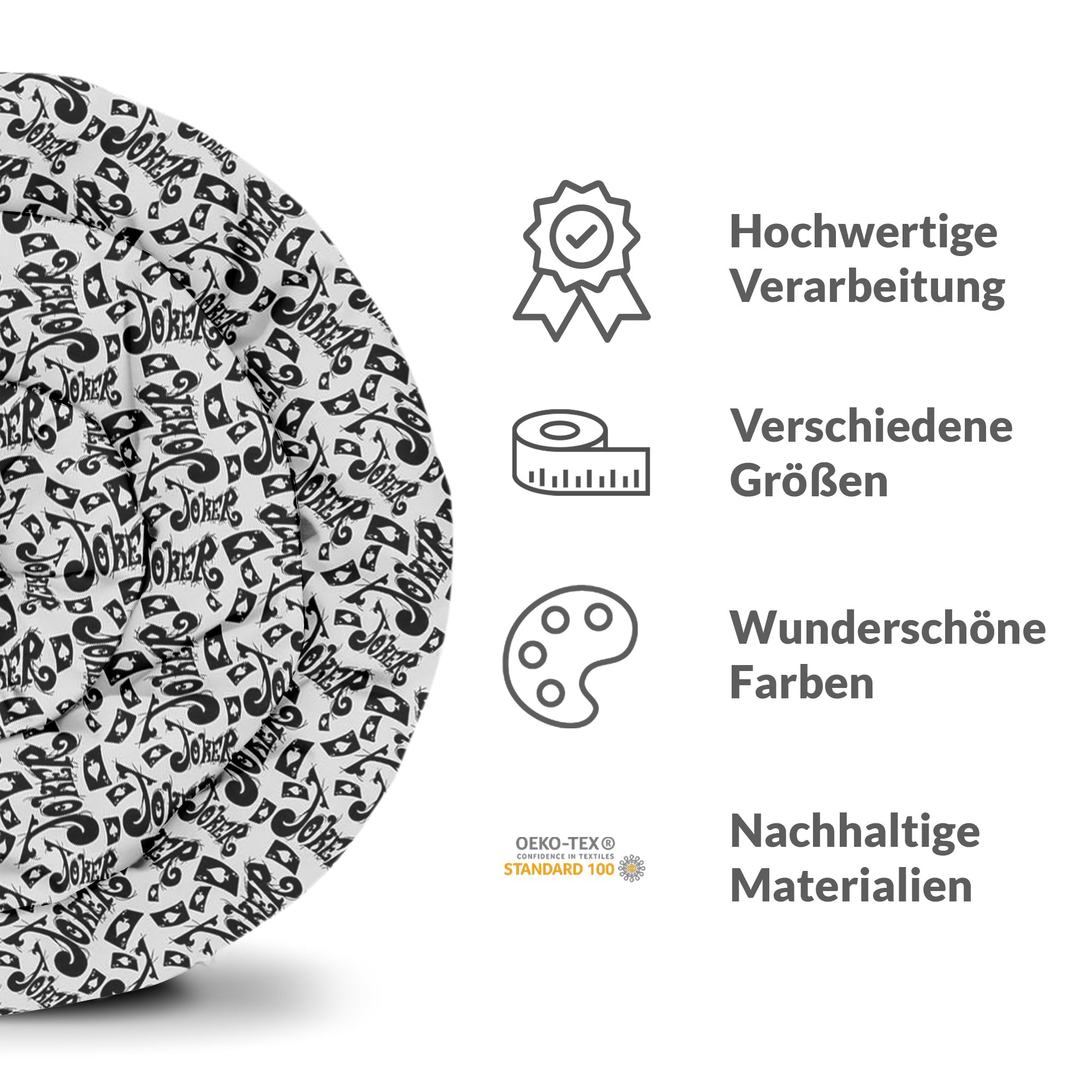 Juego de ropa de cama con manta terapéutica, inscripción en negro Joker