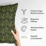 Almohada de salud hoja de cáñamo