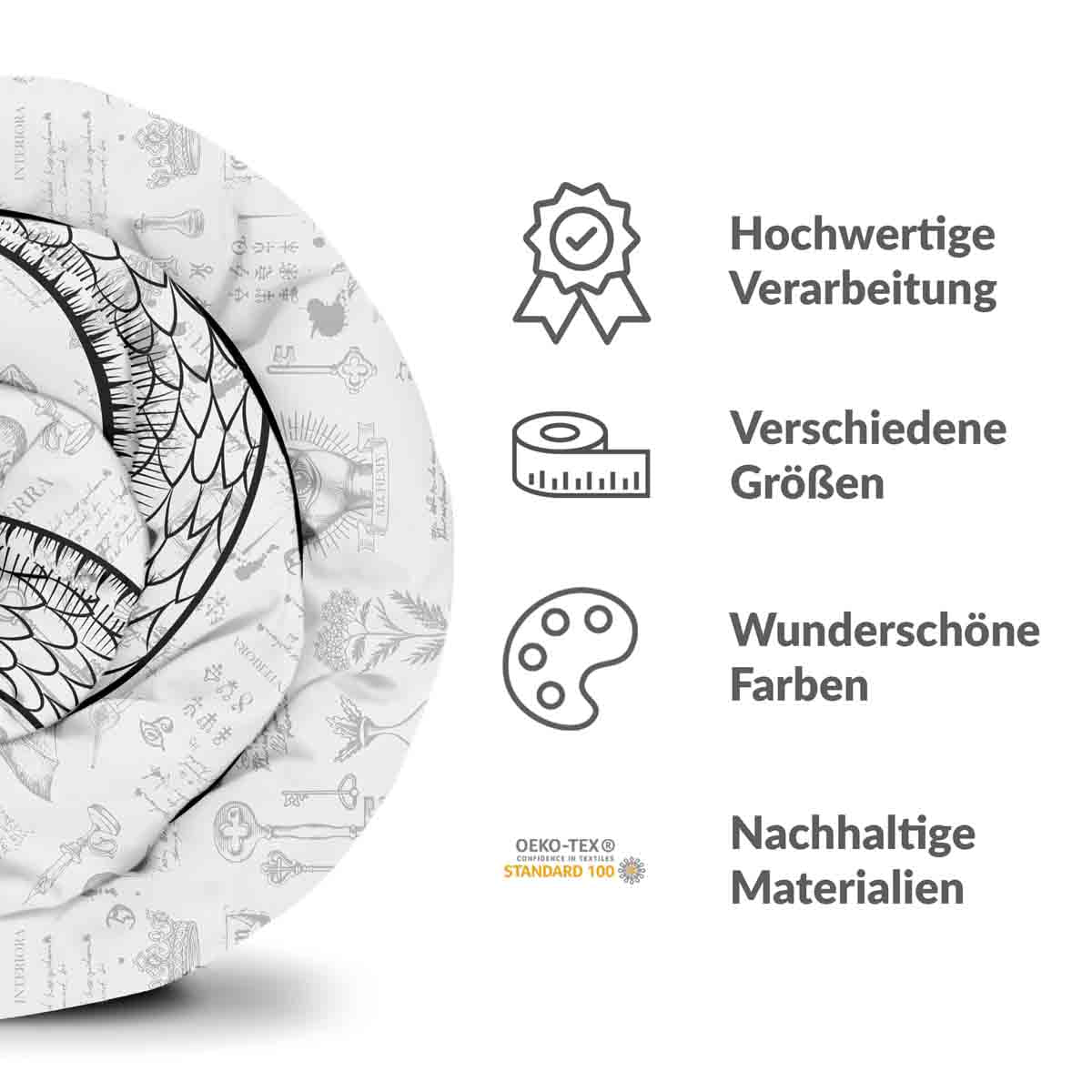 Set de ropa de cama con manta terapéutica y motivo de serpiente