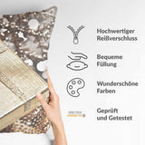 Almohada de salud con regalo dorado