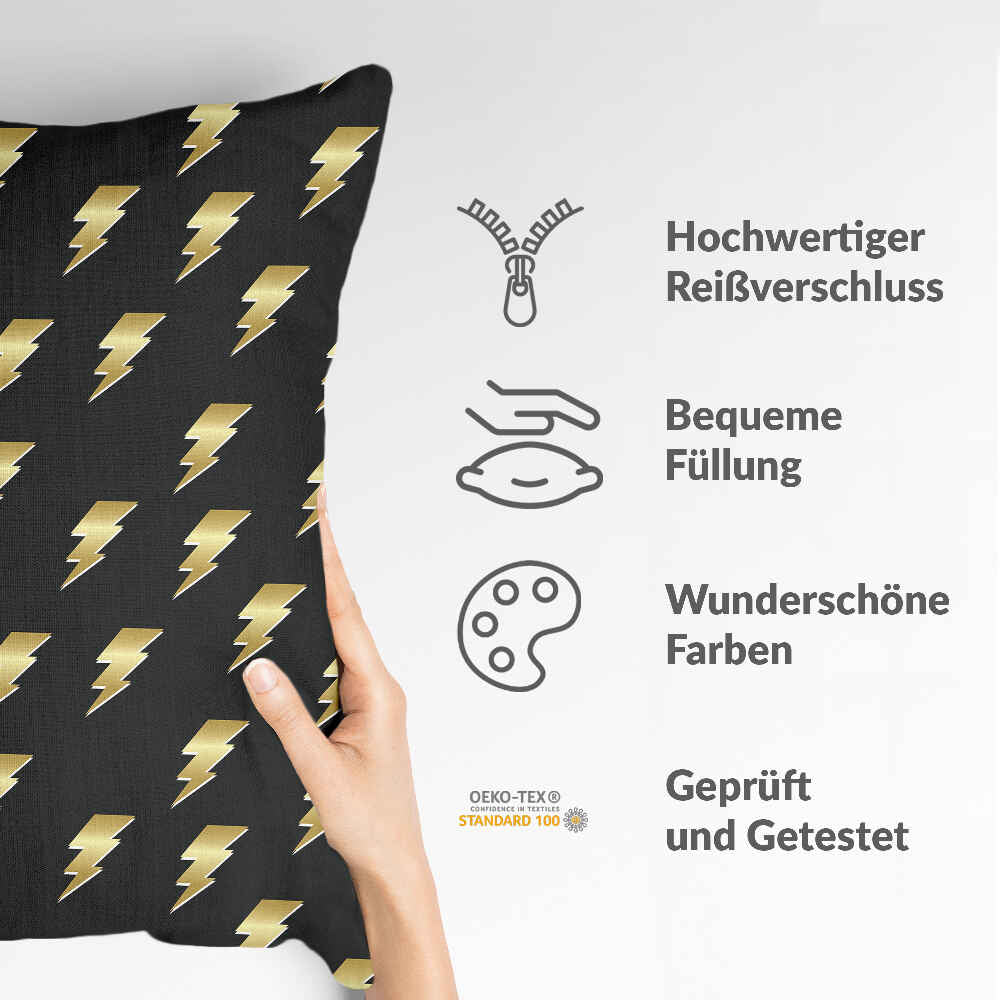 Almohada de salud negra con Harry Blitz