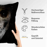 Almohada de salud negra terrorífica