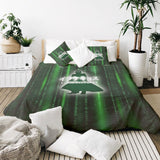 Manta terapéutica original - Funda de algodón verde Matrix II