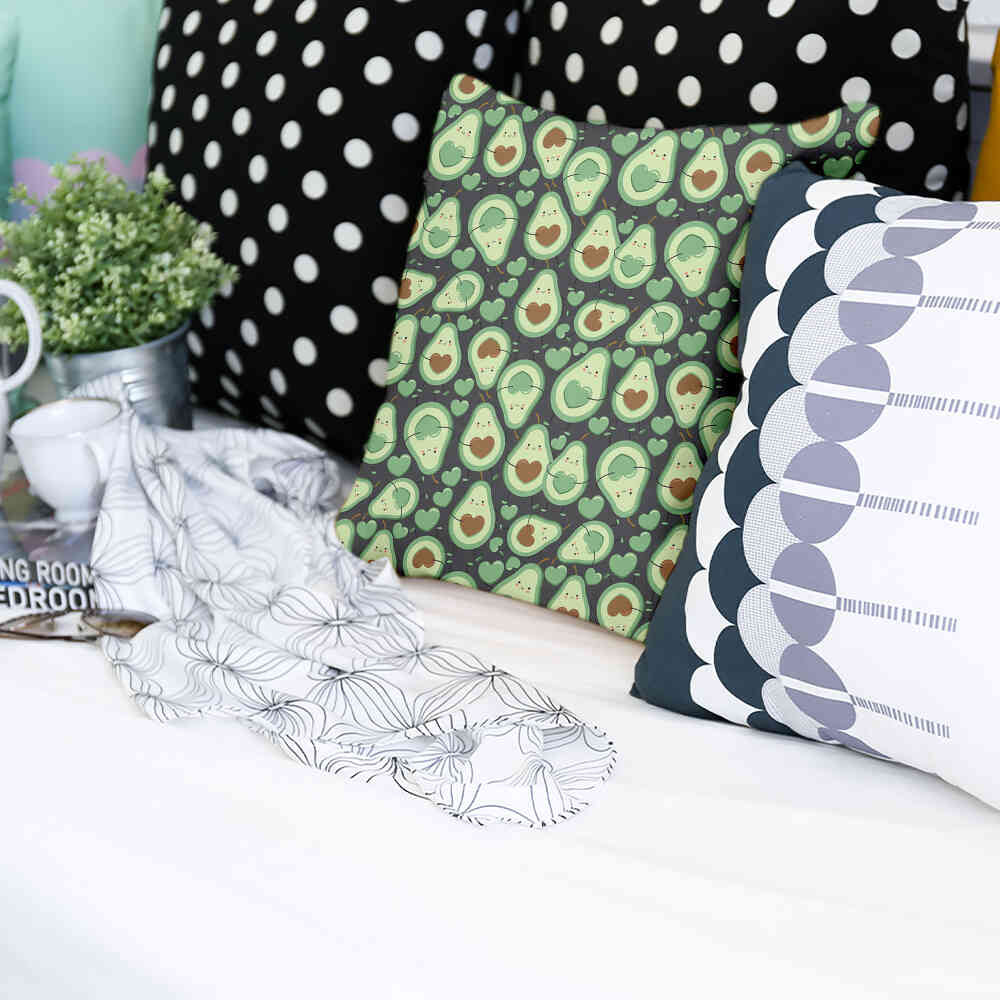 Almohada de salud Aguacates verdes