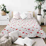 Set de ropa de cama con manta terapéutica Amor da alas