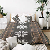 Set de ropa de cama con manta terapéutica a rayas con estrellas