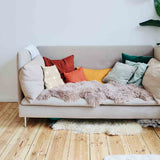 Almohada de salud beige con formas
