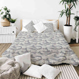 Juego de ropa de cama con manta terapéutica mar tormentoso